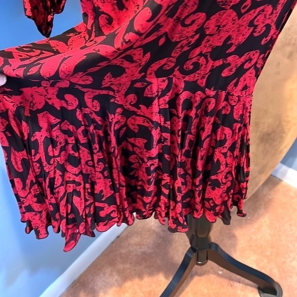 VTG, Barbara Barbara, Gorgeous Tie-Front w/Clasp V-Neck, Twirl-Able Bottom! 10 - Picture 8 of 11